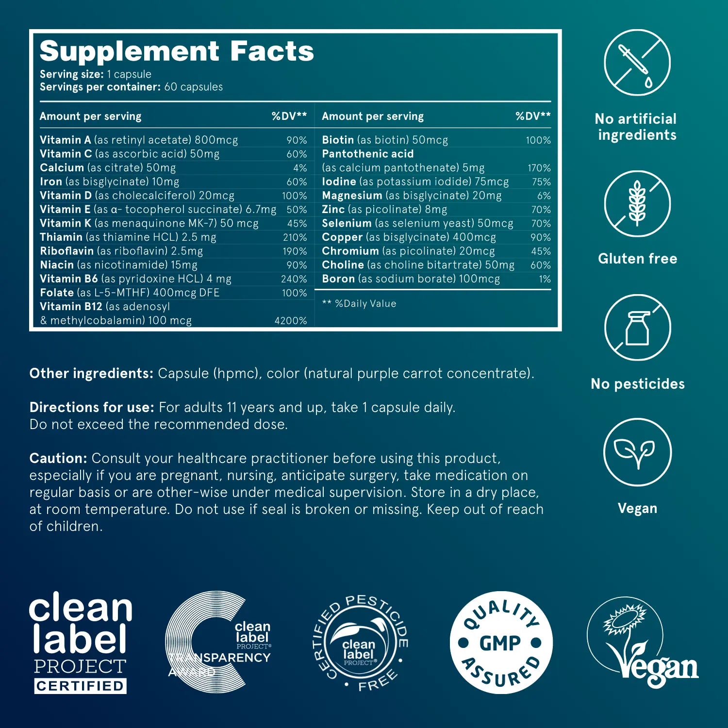 V - Multivitamin & Minerals